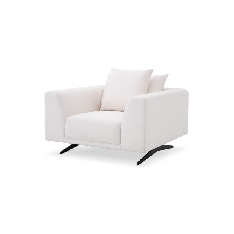 Endless Armchair, Avalon White Polyester Blend