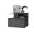 Smokey Oak 2-Tier Shelf Floating Nightstand-1759065548
