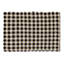 Natural, Black & White Checked Rug-1656635017