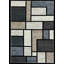 Tapis gris / ivoire Marmolejo-697425408