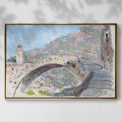 Dolceacqua, Bridge, 1884, reproduction d'art sur toile