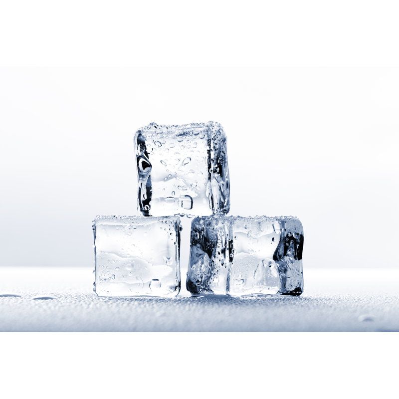 Ice Cubes by Tomch - No Frame Art Prints on Canvas, 30cm H x 46cm W