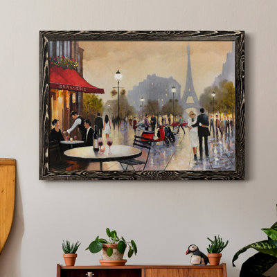 Paris Stroll - Cadre photo, reproduction d'art sur toile