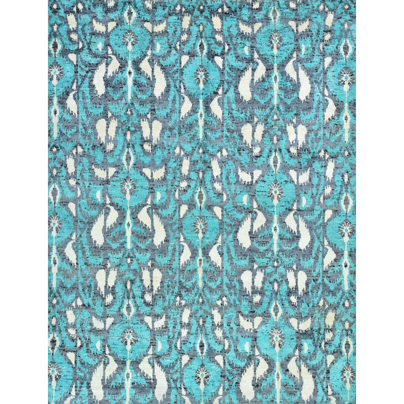 Tapis unique en viscose 8 pi 1 po x 10 pi 6 po Moonzarin