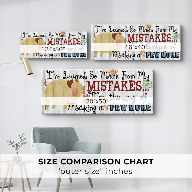 I've Learned - Gallery Wrapped Canvas -Ready to Hang, 16" H x 40" W