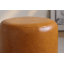 30cm Small Round Faux Leather Upholstered Ottoman-832455368