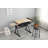 Adjustable Drawing Drafting Table Desk With 2 Drawers For Home Office And School With Stool