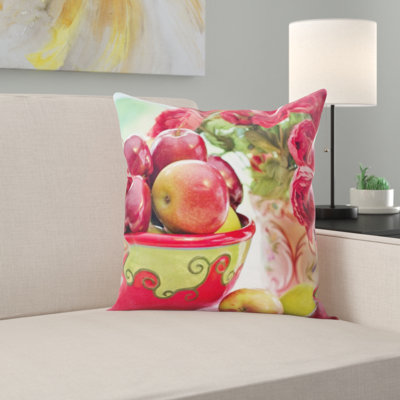 Still Life Square Pillow Cover & Insert