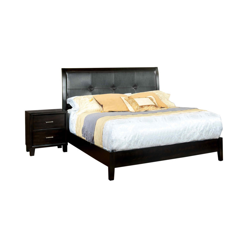 Ensemble de chambre configurable avec lit plateforme tapissier Keilianys