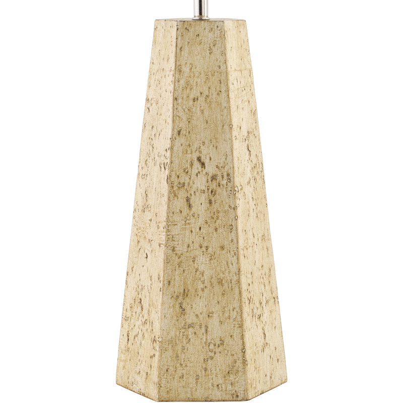 Lampe de table Carlien, Brun clair