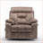 Recliners Power Lift Chair with Massage, Heating &amp; Cup Holder, 26in Oversize for Adults | Velvet | Walnut Brown-348315467