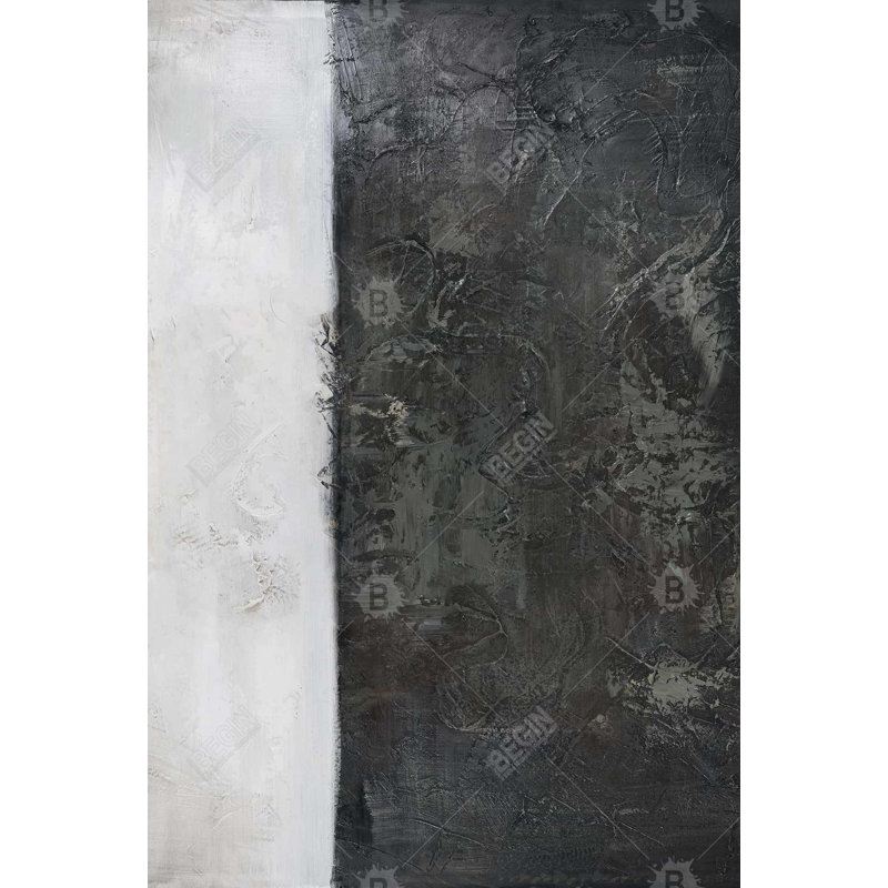 Forme abstraite - Toile blanche de bureau pour la décoration intérieure | Art