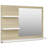 Bath Mirror with Shelves Powder Room Mirror Bath Mirror Engineered Wood-724147778-724147780