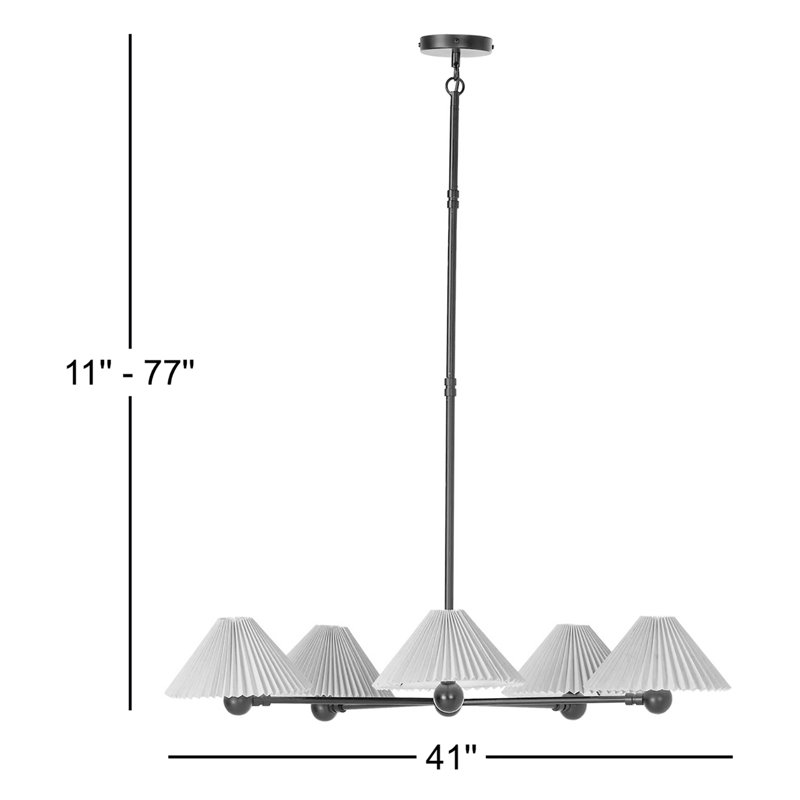 Deondria Iron 5-Light Chandelier