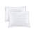 5 Piece Microfiber Comforter For King Size Bed, White With Attractive Ruffle Details Enchanting Ruffles