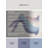Soft Plush Findley Easter Modern & Contemporary Abstract Area Rug in Gray – SkyBlue Binding-418132327