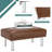 Faux Leather Ottoman-61529205