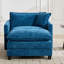 Fauteuil d'appoint surdimensionné en chenille de nuage avec repose-pieds Schmucker-1398885992