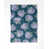 Floral bleu sarcelle