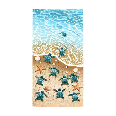 Microfiber Beach Towel Double Sided Velour Large Rectangular Thick Bath Towel Quicks Dry Soft Absorbent Sand Free For Travel Pool Swimming