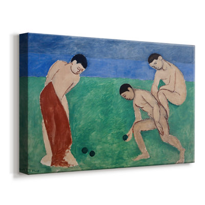 Jeu de boules (Les Joueurs de boules) - Henri Matisse - Toile tendue avec châssis - 1908
