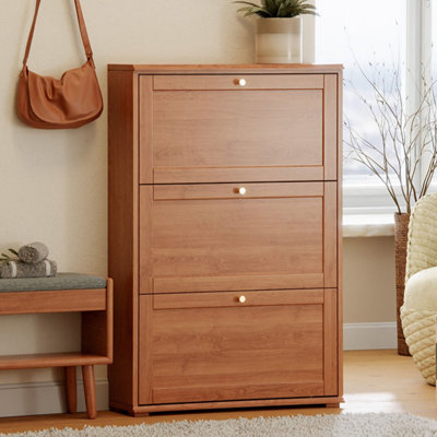 Walnut Solid wood Shoe Storage