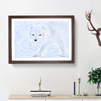 Winter Fox - Picture Frame Painting Print