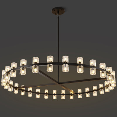 Lustre 60 lumières en cristal 60 lumières