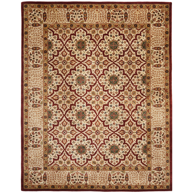Evie New Zealand Wool Oriental Rug, Rectangle 6' x 9'