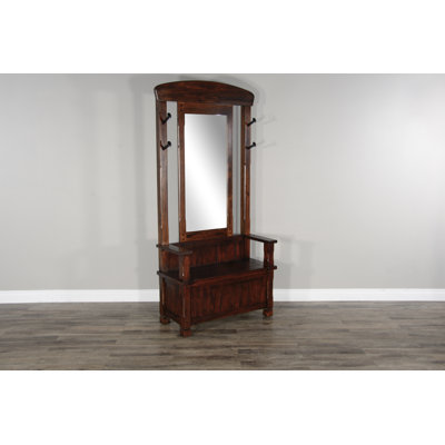 Villepinte Hall Tree 38'' Wide with Bench