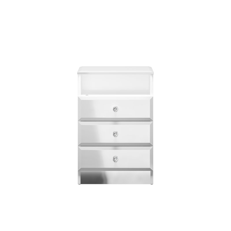 Poe 45cm W Bedside Table