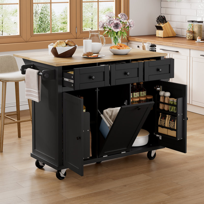 Kitchen Island, Black