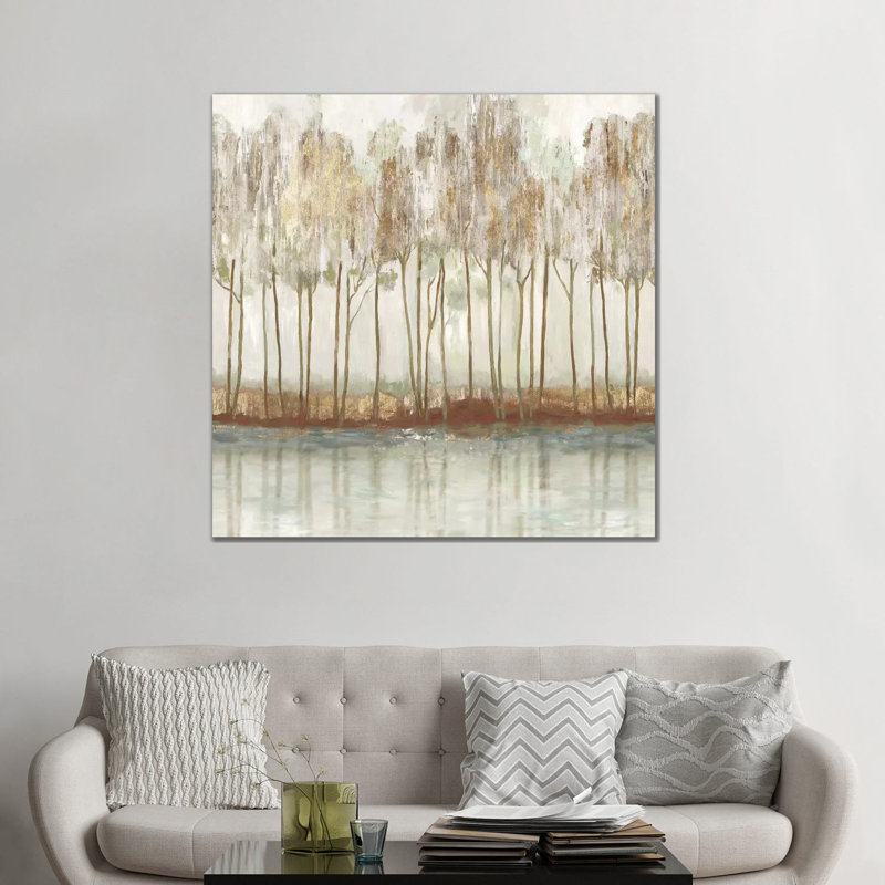 Lynn Peak II par Allison Pearce - reproduction d'art, H 48 po x l 48 po x 1,5 po, Toile tendue, Pas de tapis