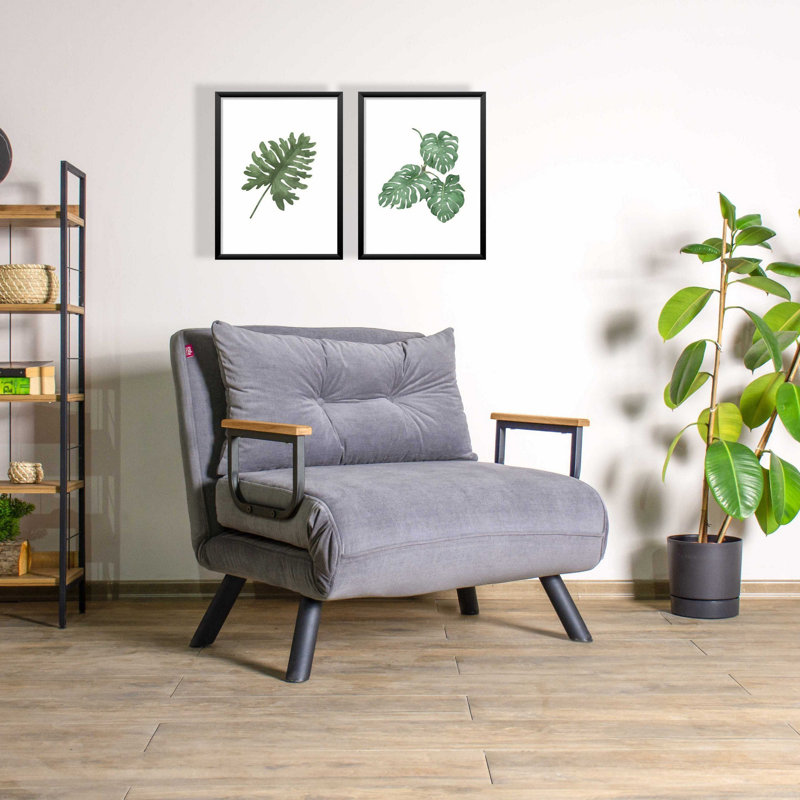 Biggins 1 Seater Sofa Bed, Grey