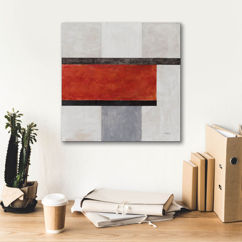 Toile épique Graffiti «Balance Beam 1 No Lines» par Mike Schick, 18 po x 18 po, H 18 po x l 18 po x P 0,75 po
