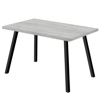 Table de salle à manger Kaylum, rectangulaire, 60 po, cuisine, salle à manger, métal, stratifié