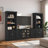 128.2" W Wall Unit Entertainment Center TV Stand With Bookshelves For Tvs Up To 80",-695355142