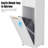 Bathroom Narrow Storage Shelves Tall Cabinet With Drawer & Tilt Out Laundry Hamper Trash Can Retractable Bookcase For Small Space Living Room Kitchen