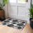 Premium Machine Washable Lisse Black Rug-2133121525