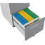 3 Drawer Mobile Locking File Cabinet, Rolling Filing Cabinet For Letter/a4 Size With 5 Wheels,grey 
