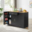 Kitchen Storage Islands with Drawers and Trash Can Storage for Kitchen & Dining-1705977698