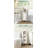 Corner Bathroom Cabinet With Custom Door Direction And Adjustable Shelves-1535665579