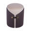 Tabouret de coiffeuse brun avec rangement à deux tons, accents dorés polyvalents, facile à entretenir, l 14,5 po x P 17,5 po, poids de 265 lb, conception de style moderne, fonction de rangement, option, nettoyage élégant