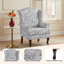 Upholstered Wingback Chair-1557988241