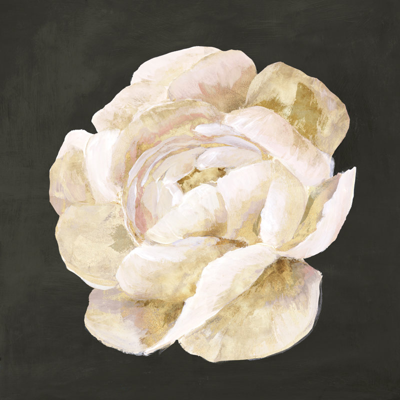 White Blooming Flower II, H 12 po x l 12 po