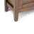 Redmond 32"W Solid Wood Transitional Low Storage Cabinet with Adjustable Shelves and Crown-Edged Top-1975995722