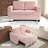 Corduroy Sectional Modular Loveseat Sleeper Sofa, Pull - Out Bed With Segmented Back Support For Living Room-826040912