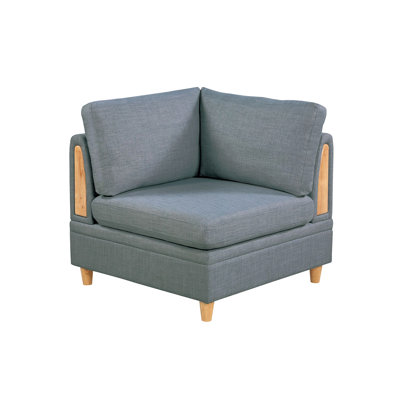 Mobilier de salon d'angle en acier de couleur Dorris