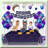 Gothic Birthday Banner 20th-40th Felt Black
