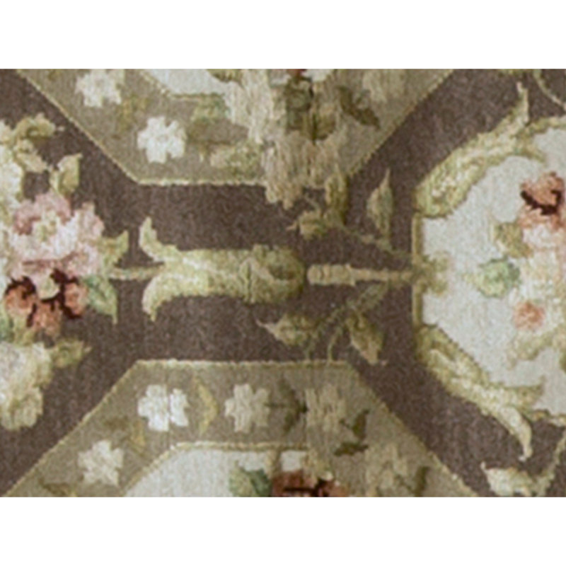 Handmade Silk and Wool Area Rug